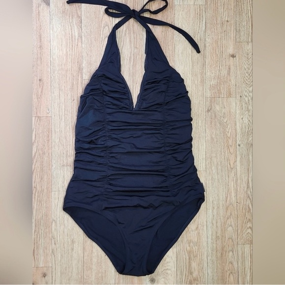 SHAN Other - Shan Black Halter One-Piece Swimsuit